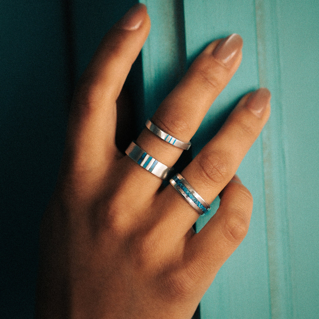 Silver Turquoise Ring by TSkies
