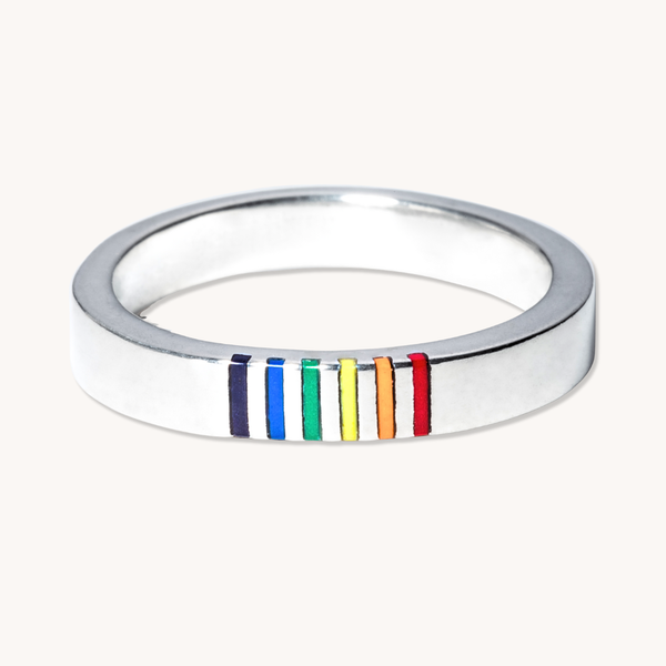 Rainbow Ring Sterling Silver, Shop Rainbow Jewelry from TSkies – T