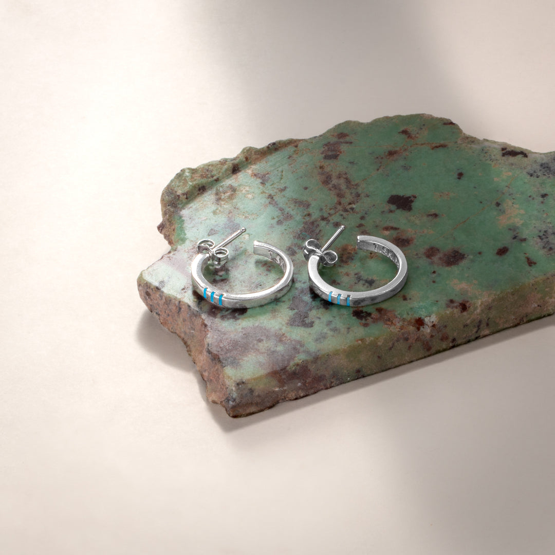 Spirit: Silver Hoop Earrings