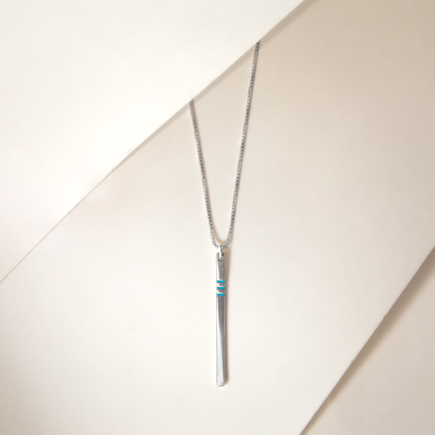 Long Silver Drop Necklace by TSkies – T.Skies Jewelry