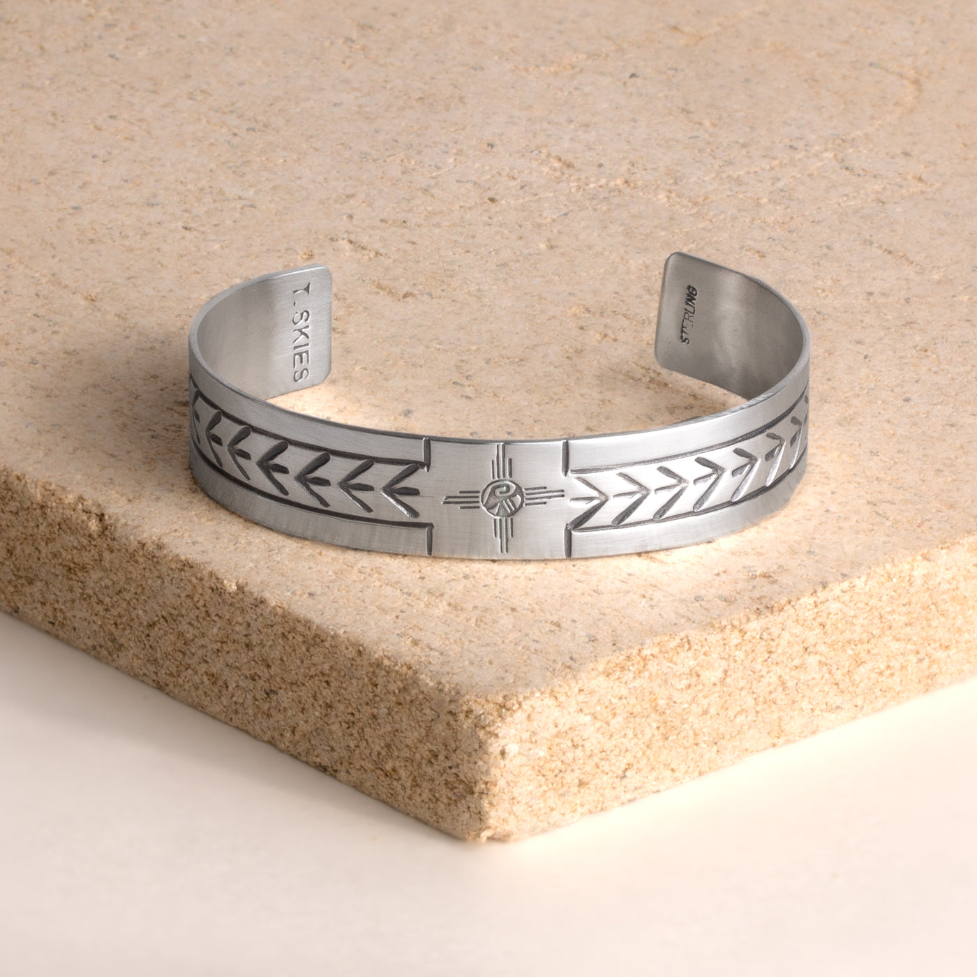 Sterling Silver Cuff Bracelet, Attune by TSkies