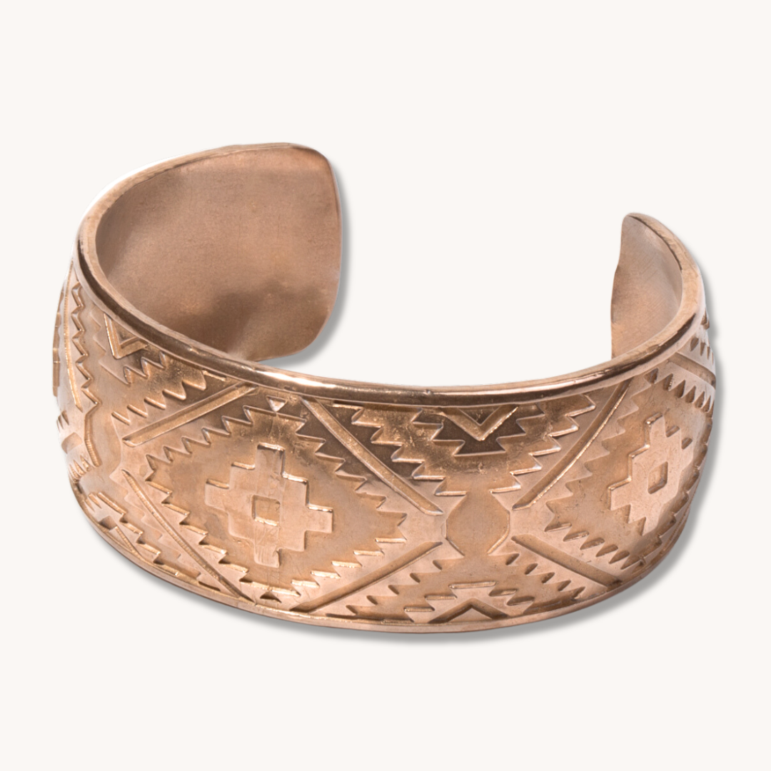 SkyWeaver: Bronze Full Loom Cuff Bracelet