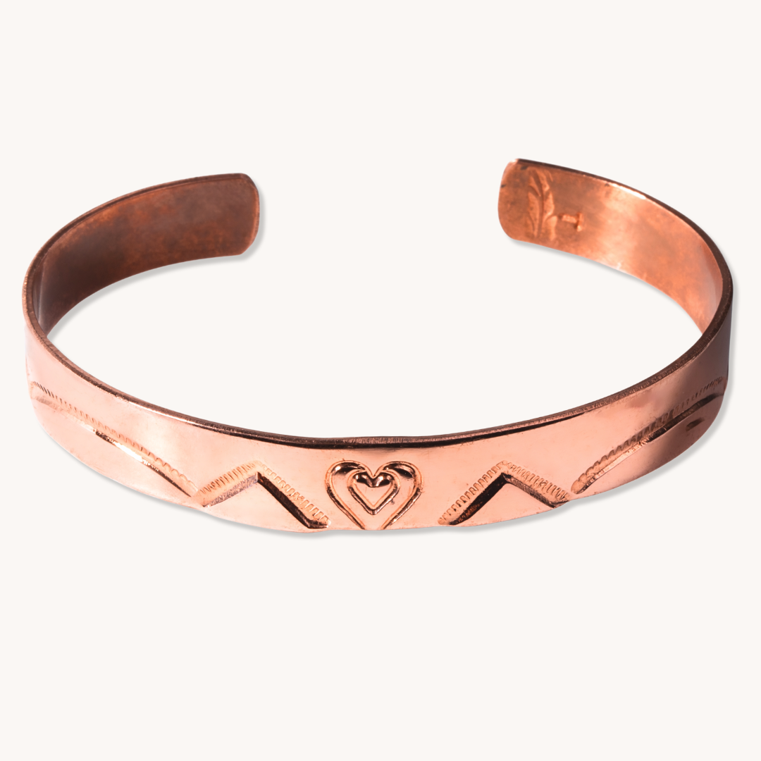 Hand-Stamped Mystery Copper Bracelets
