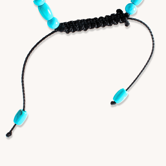 Egyptian Turquoise Beaded Bracelet