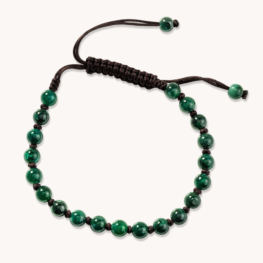 Green Jade Beaded Bracelet
