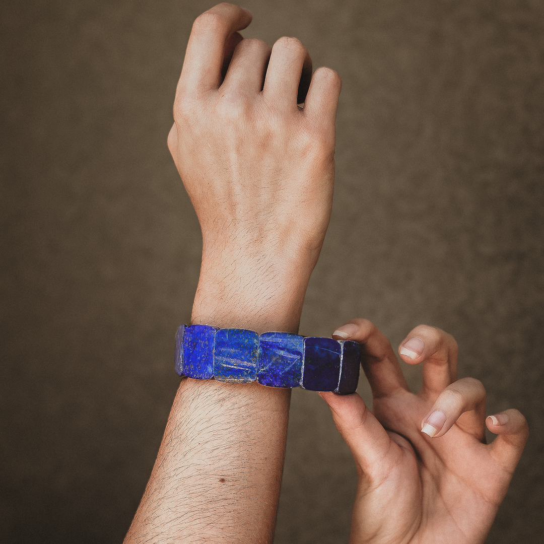 Lapis Stretch Bracelet