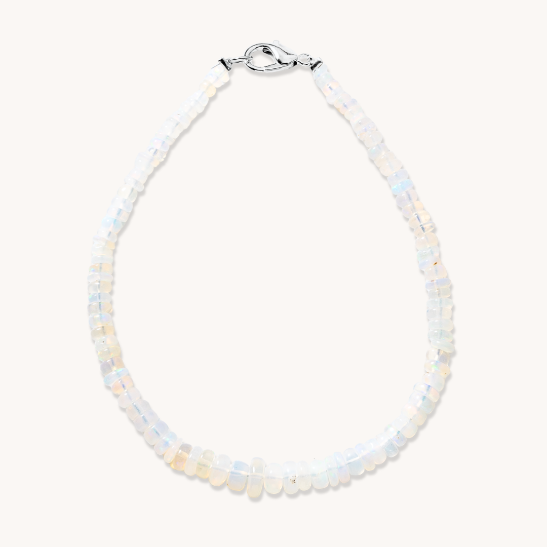 Natural Opal Beaded Bracelet