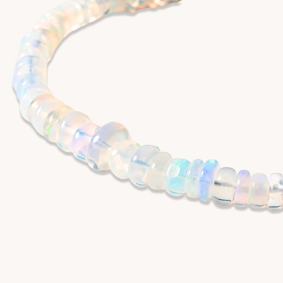 Natural Opal Beaded Bracelet
