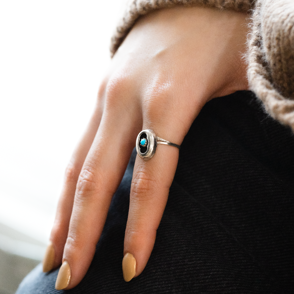 Turquoise Shadowbox Ring