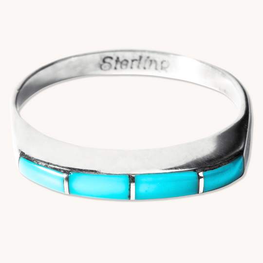 Women's Turquoise Inlay Ring