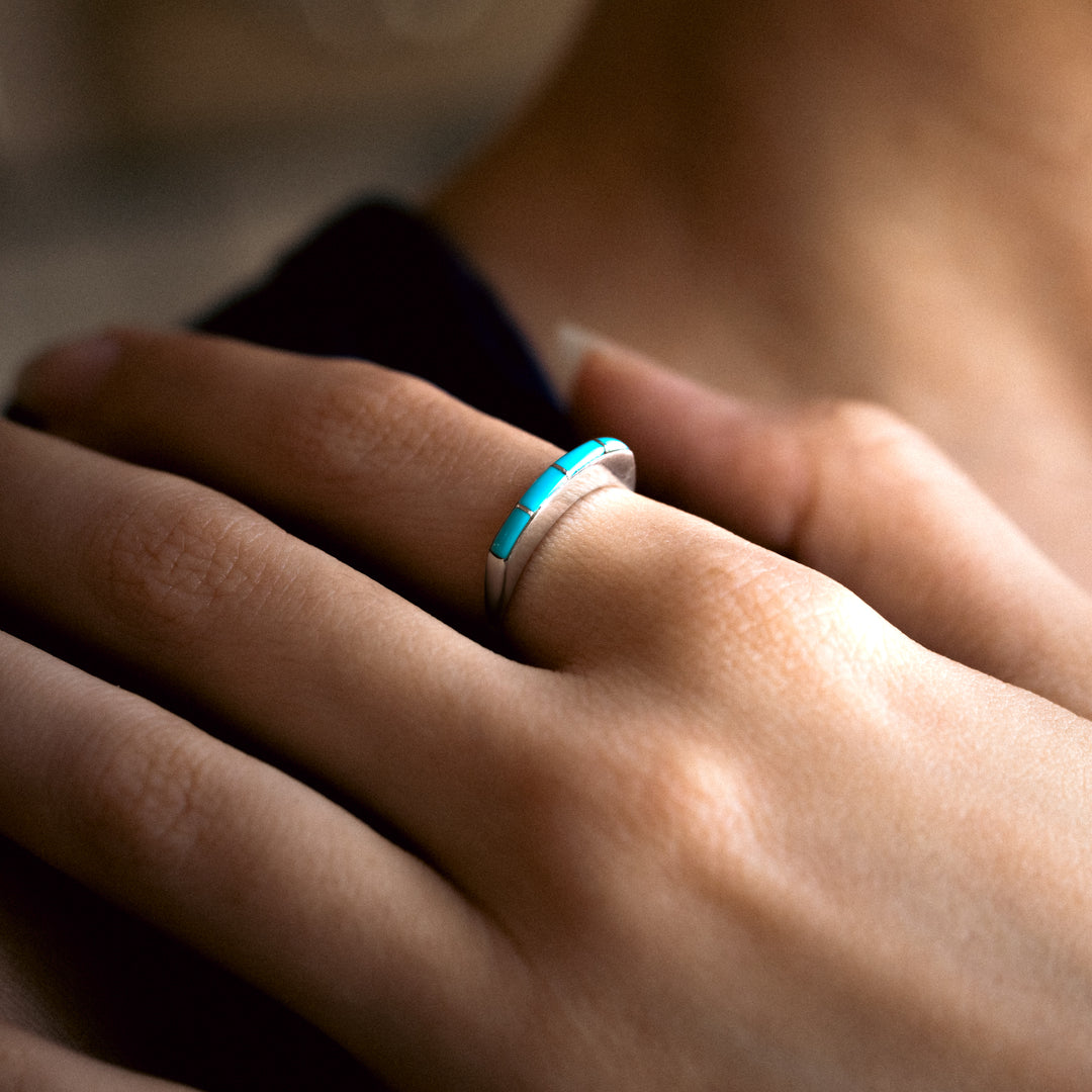 Women's Turquoise Inlay Ring