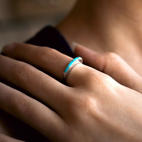 Women's Turquoise Inlay Ring