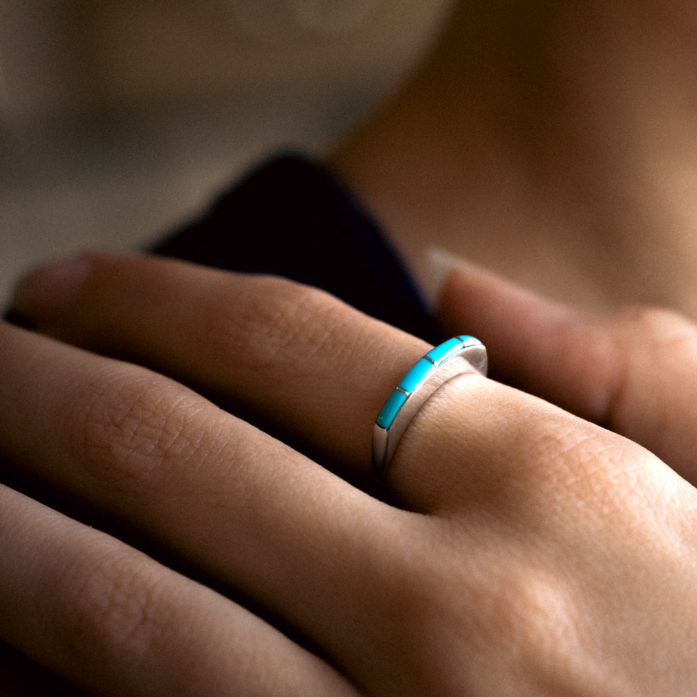Women's Turquoise Inlay Ring