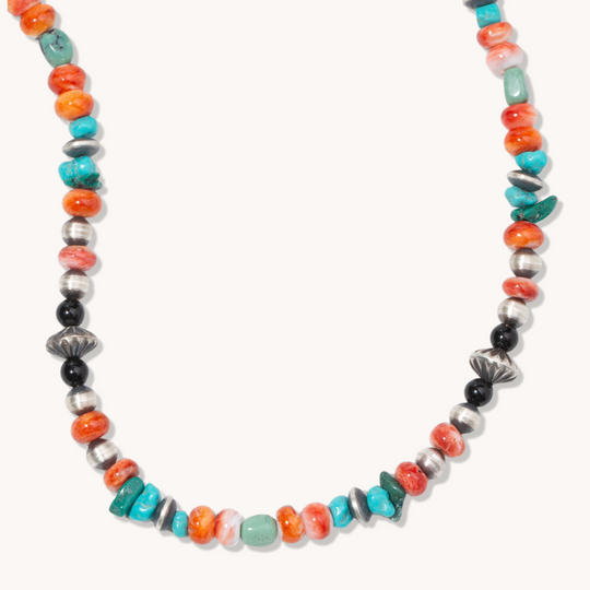 Bead Maiden: Southwest Skies Multi-Bead Necklace