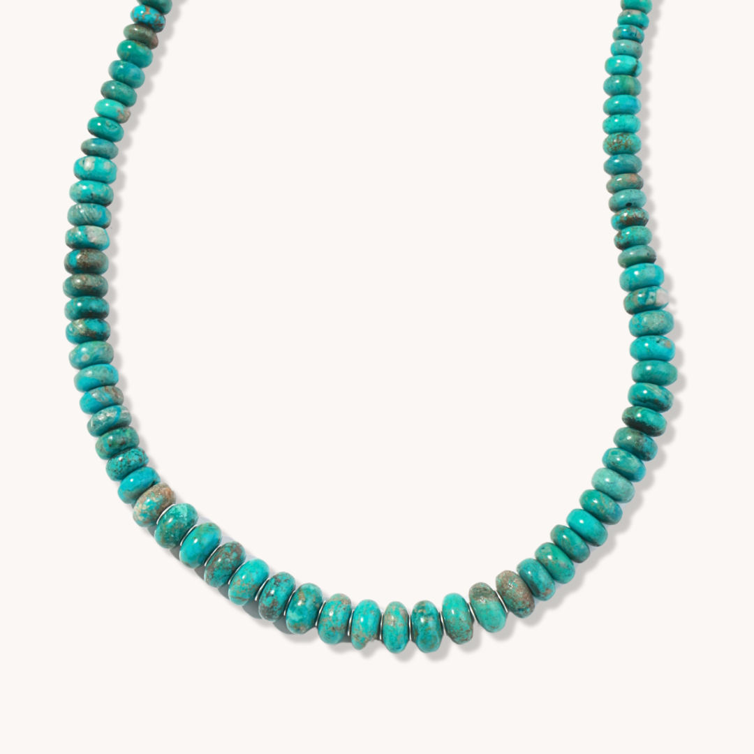 Graduated Turquoise Beads Necklace