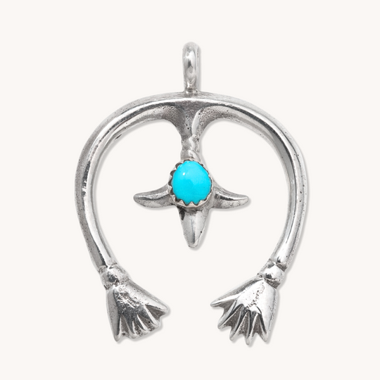 Turquoise Healing Hands Naja Pendant