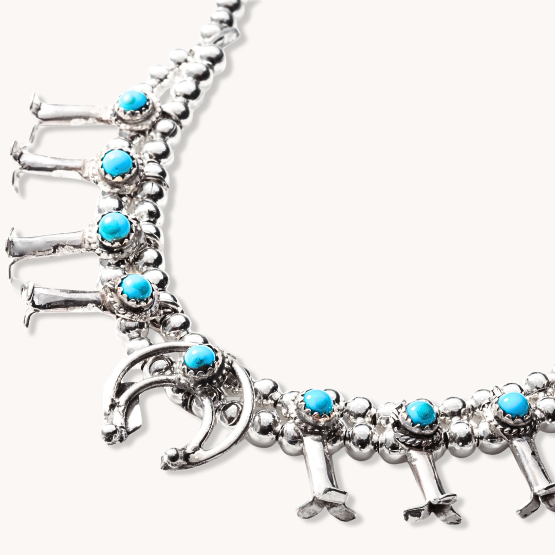 Micro Squash Blossom Necklace