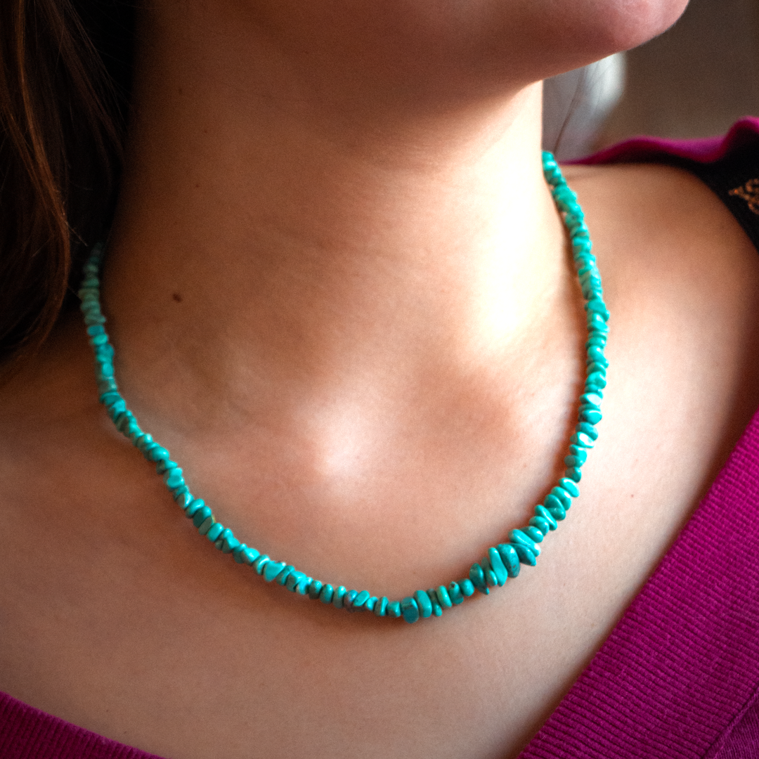 Turquoise Beads Necklace