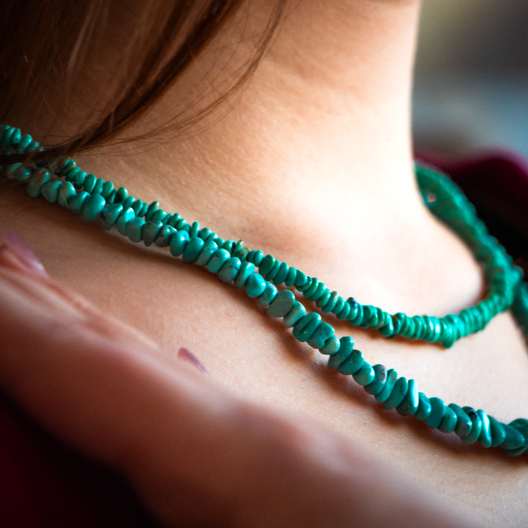 Turquoise Beads Necklace