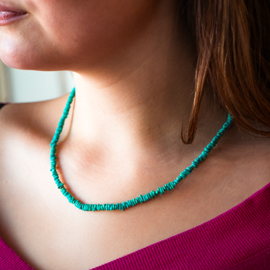 Turquoise Beads Necklace
