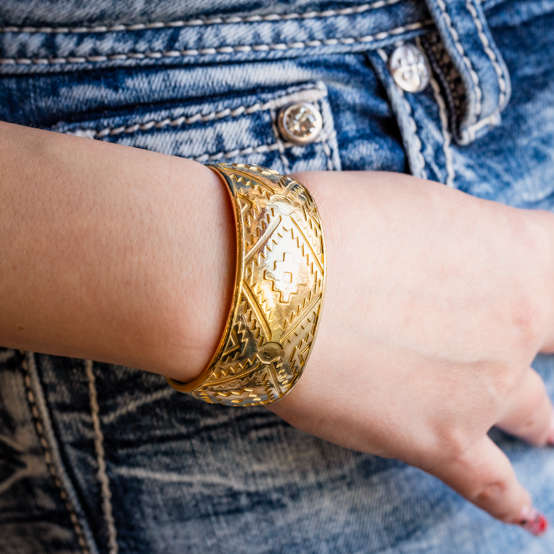 SkyWeaver: Full Loom Cuff Bracelet