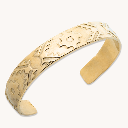 SkyWeaver: Half Loom Cuff Bracelet