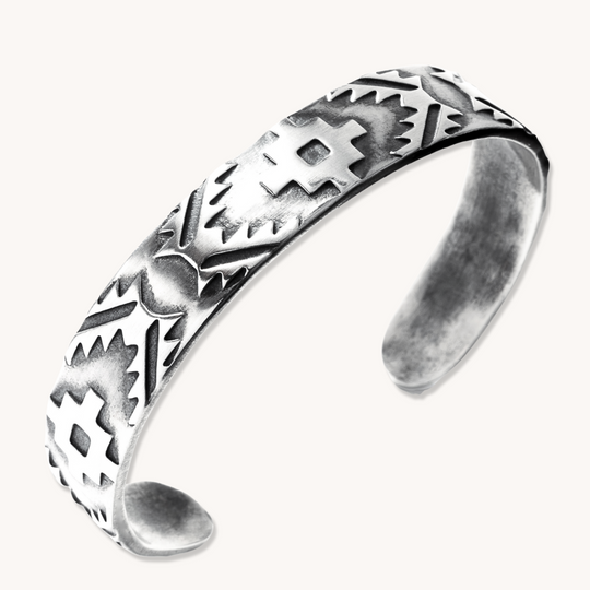SkyWeaver: Half Loom Cuff Bracelet