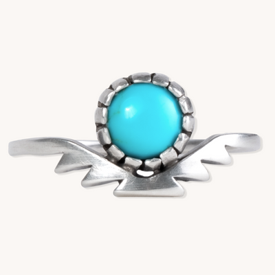Handmade Sterling Silver with Turquoise Ring