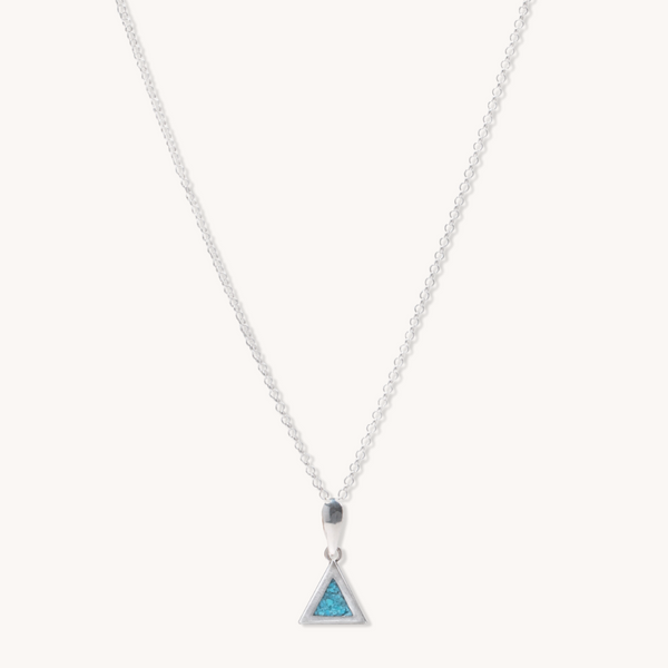 Turquoise deals triangle pendant