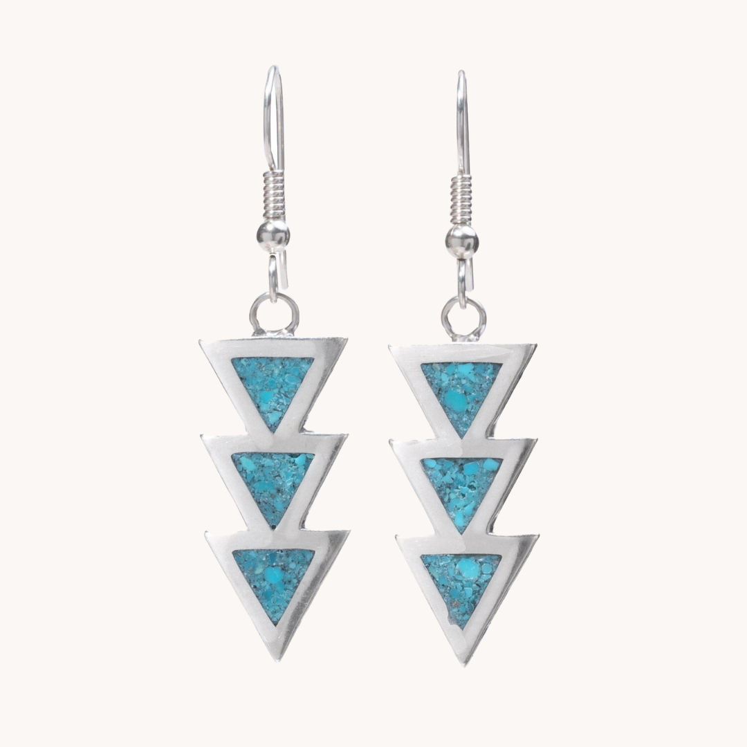 Turquoise Drop Earrings by TSkies