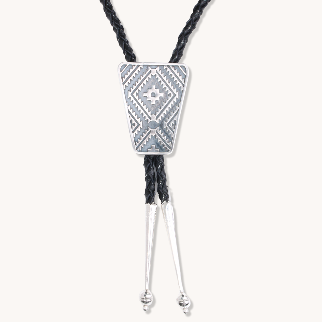 SkyWeaver: Silver Shepard Bolo Tie