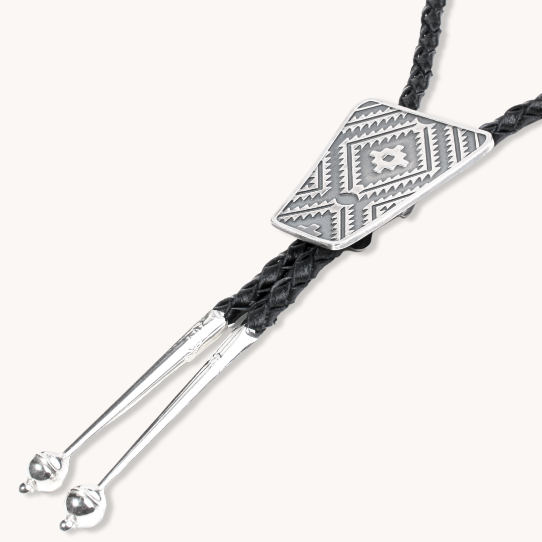 SkyWeaver: Silver Shepard Bolo Tie