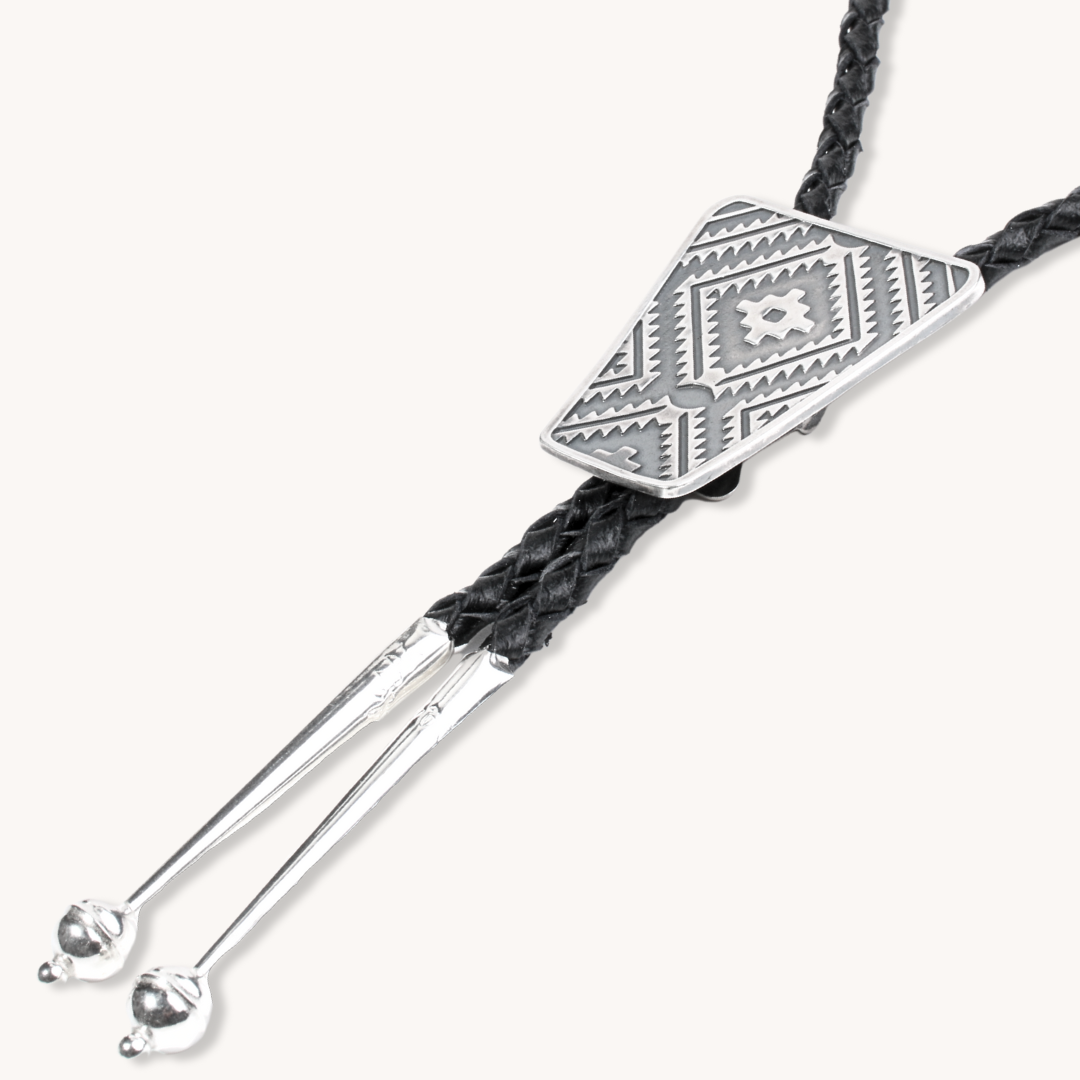 SkyWeaver: Silver Shepard Bolo Tie – Jewelry