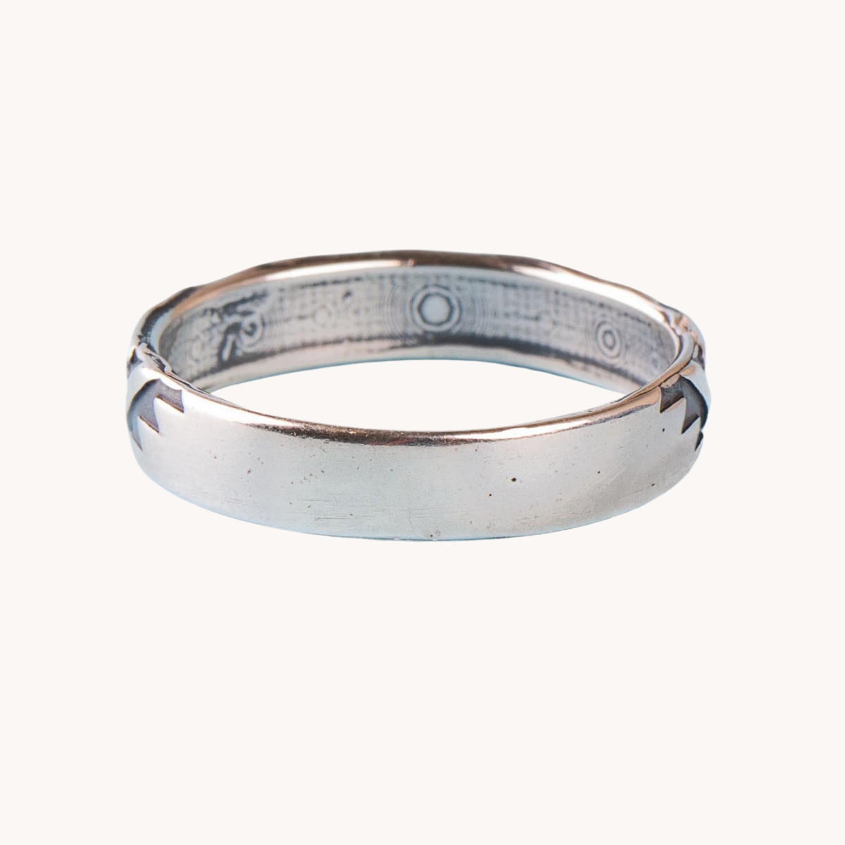 Silver Geometric Ring by TSkies 