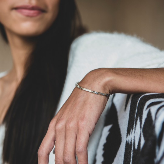 Twist Bracelet in Sterling Silver