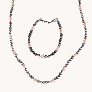 Beaded Jewelry Set, Navajo Pearls