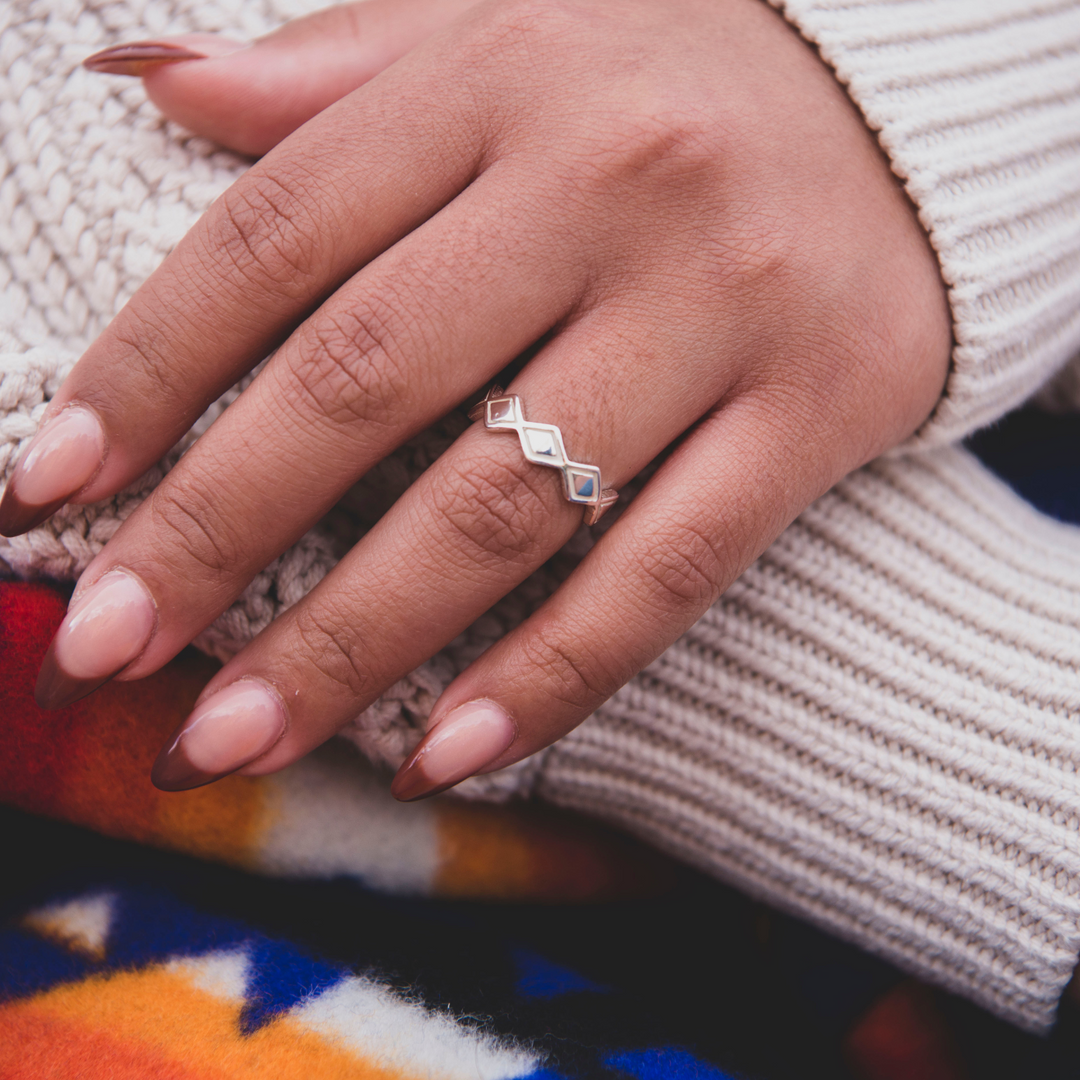 Diamond Shaped Stackable Ring