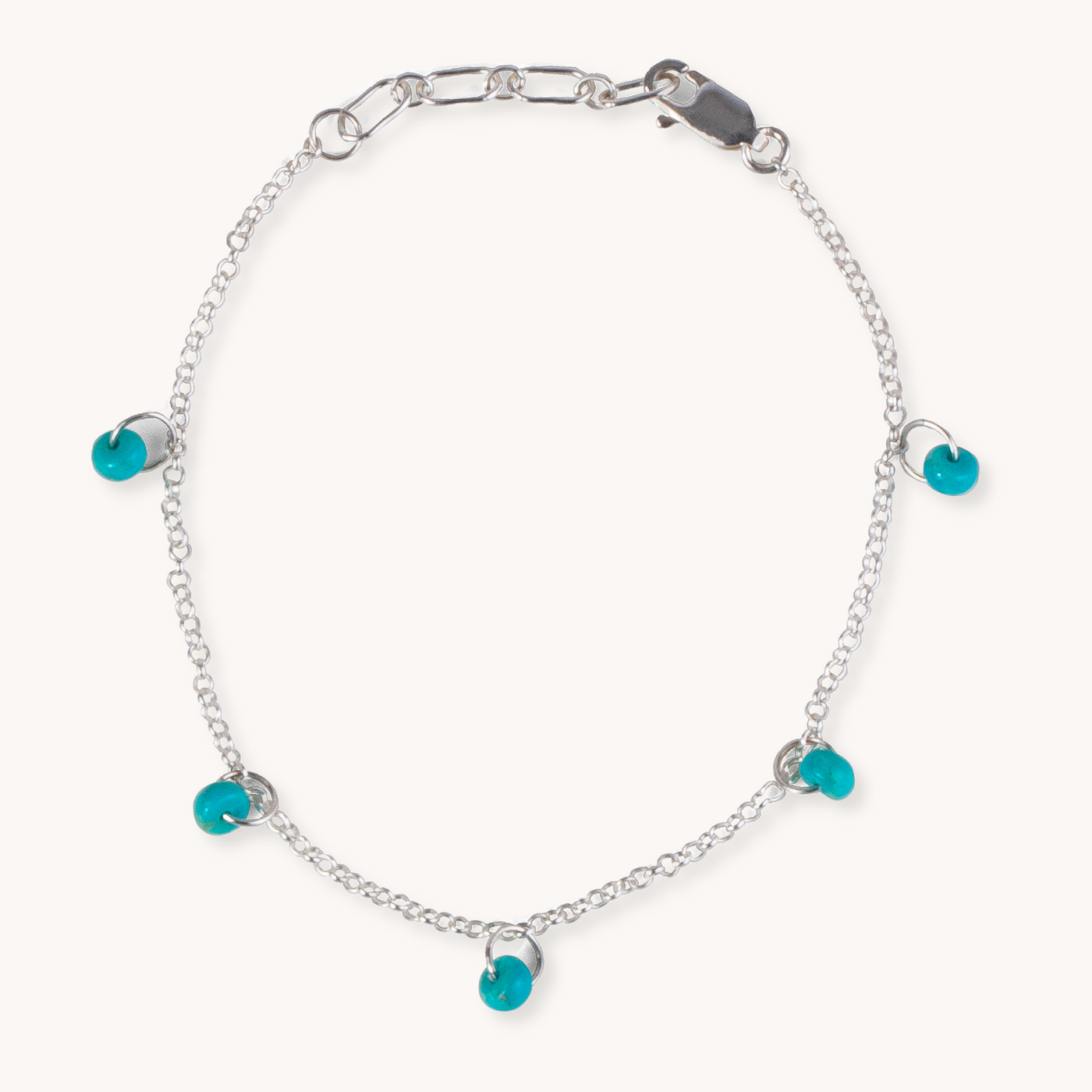 Turquoise and Silver Bracelet by TSkies