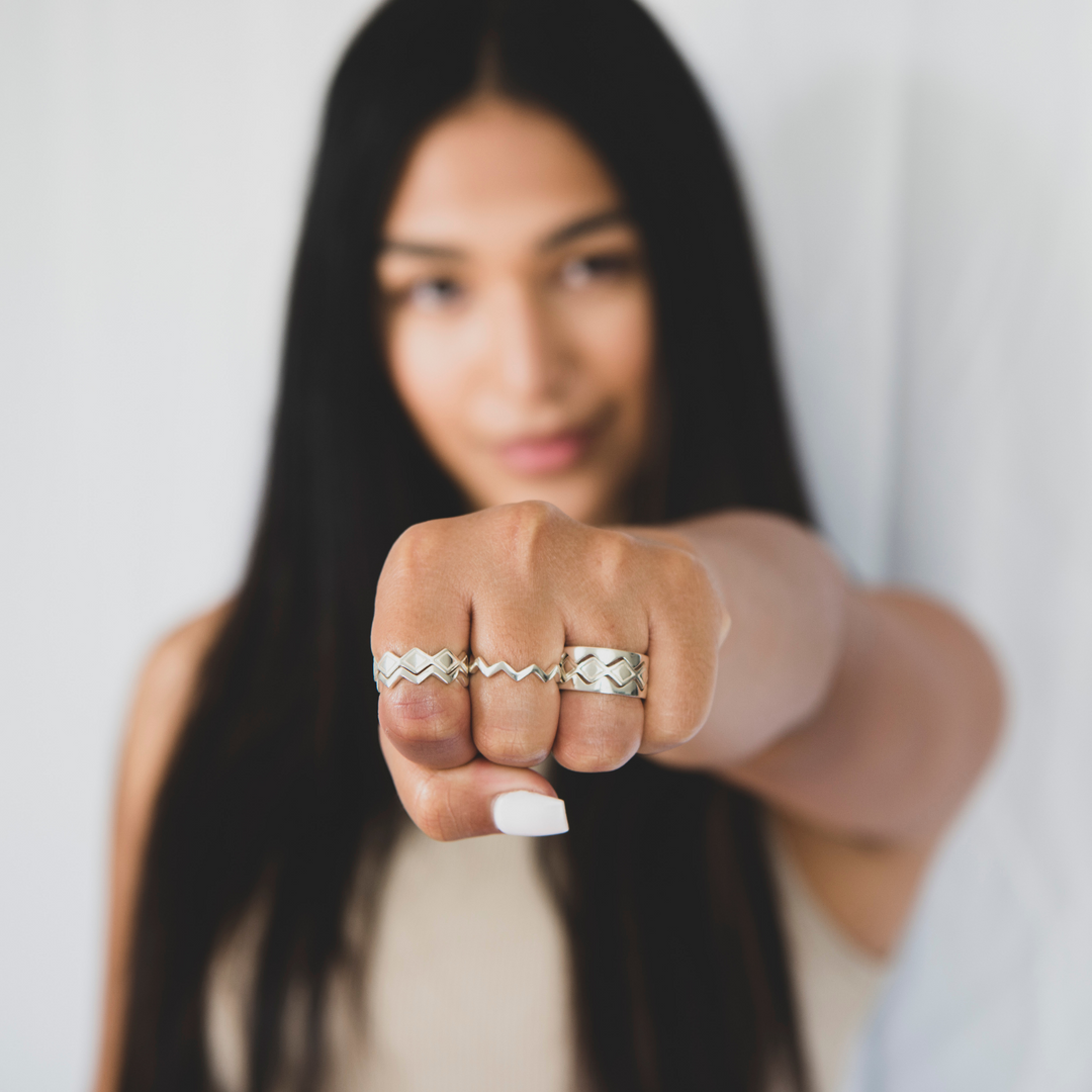 Sterling Silver Stackable Ring Set