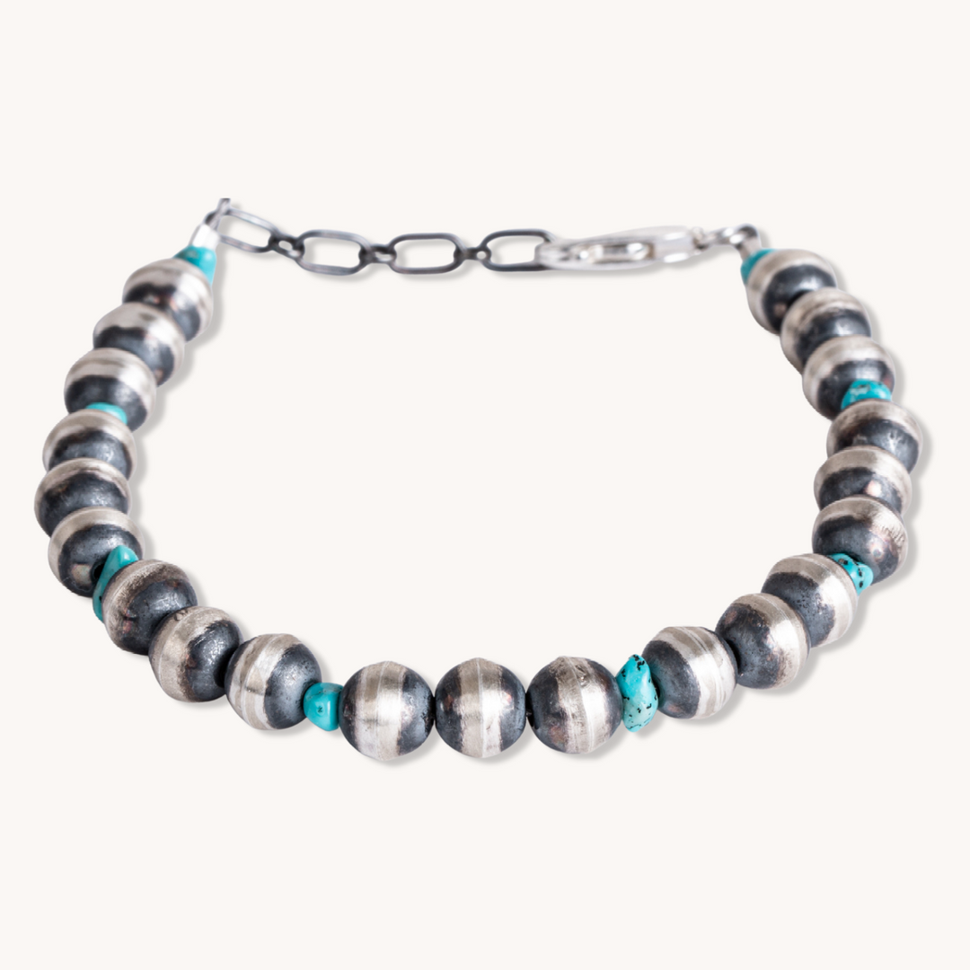 Sterling Silver and Turquoise Bracelet