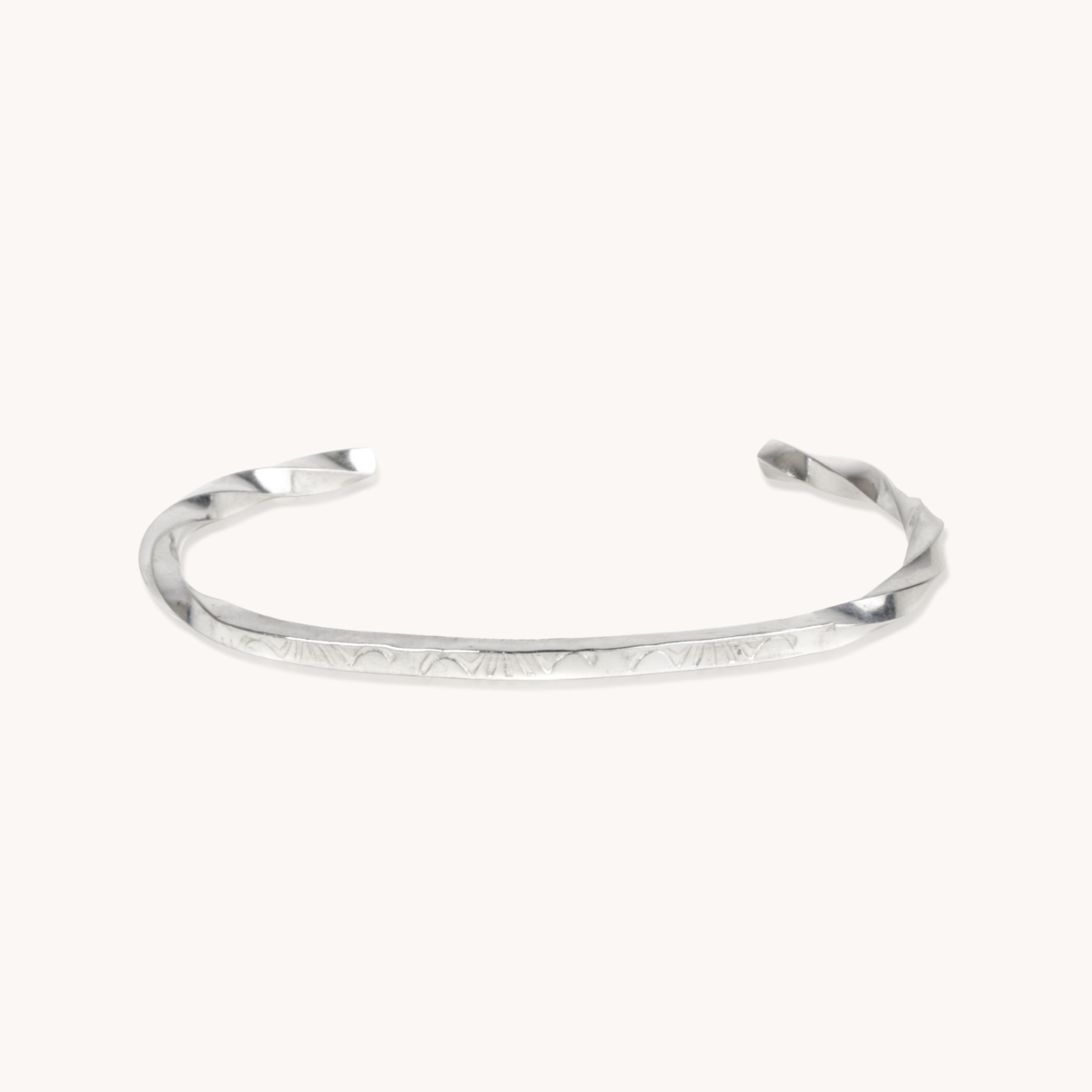 Handcrafted Silver Twist Bracelet | T.Skies Jewelry