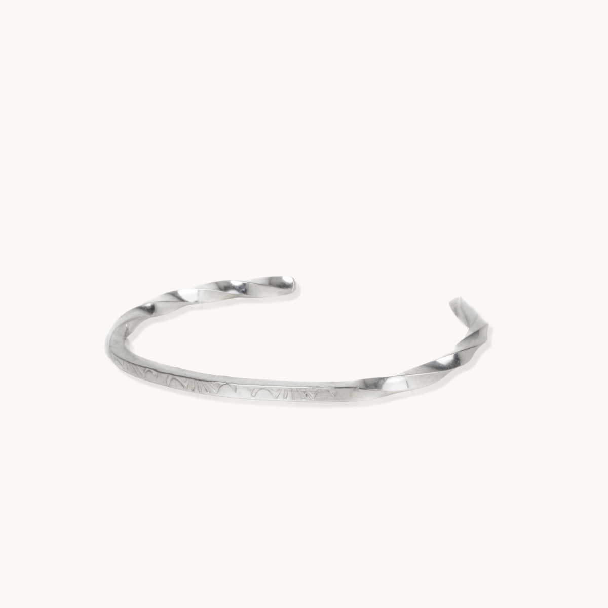 Handcrafted Twist Bracelet in Sterling Silver | T.Skies Jewelry