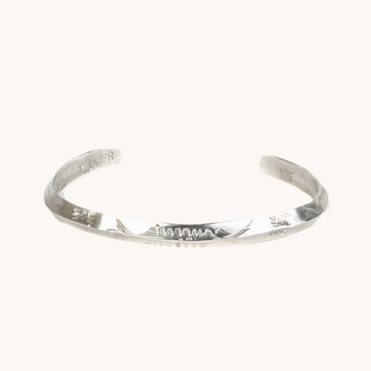 Handcrafted Silver Triangle Stacker Bracelet | T.Skies Jewelry