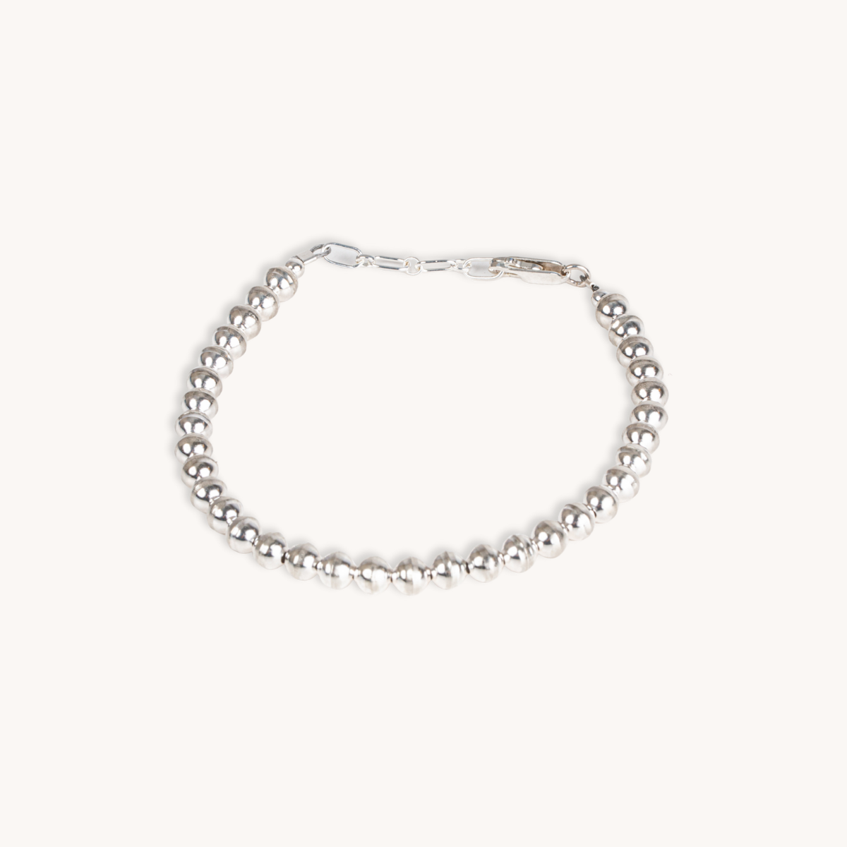 Desert Pearls Silver Beads Bracelet