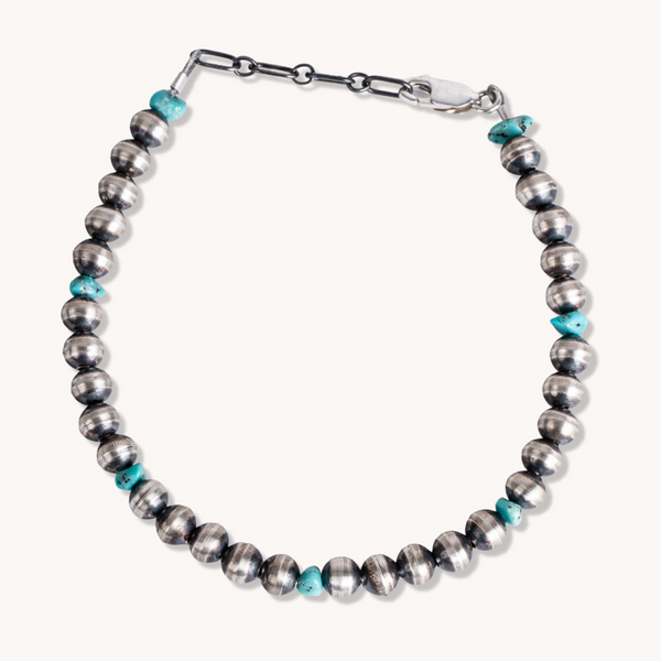 SILVER TAG ■ Aqua Turquoise Pearl Bracelet ブレスレット 5_25443ee4-323d-40c5-bd30-