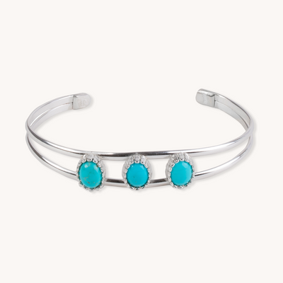 Turquoise Row Bracelet by TSkies