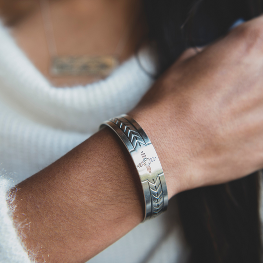 Sterling Cuff Bracelet by Turquoise Skies