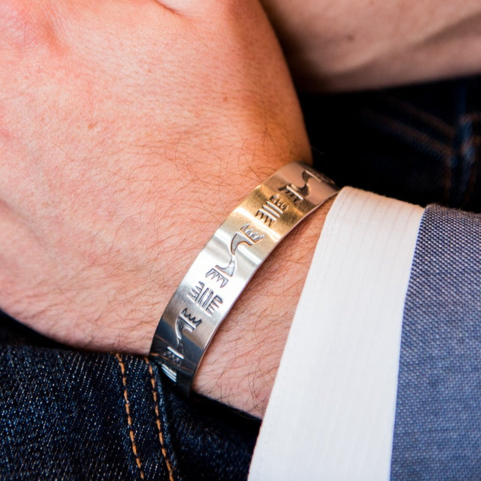 Men's Silver Southwest Cuff Bracelet