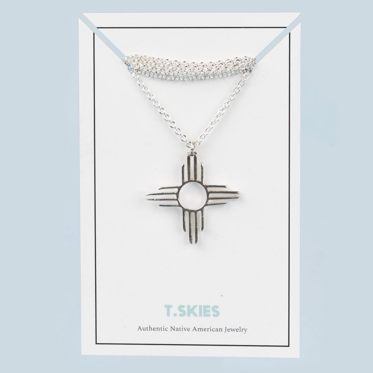 Zia Symbol Necklace by T.Skies Jewelry