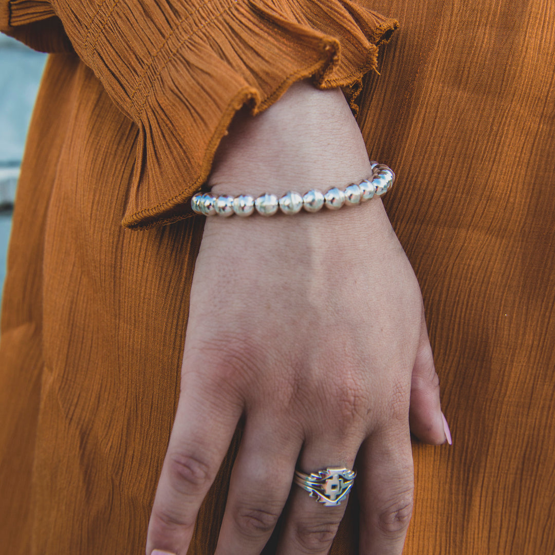 Silver Bead Southwest Bracelet by TSkies 